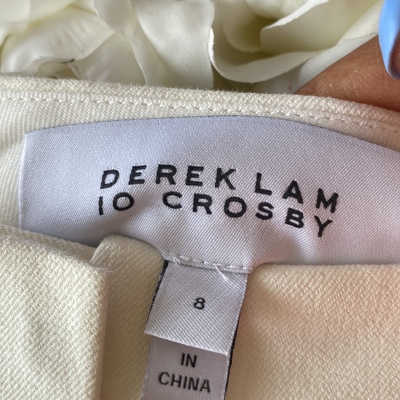 NWOT Derek Lam 10 Crosby Tesse Snap-Leg Flared Pants - Picture 6 of 10